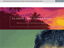 Tablet Screenshot of florentinofernandez.com